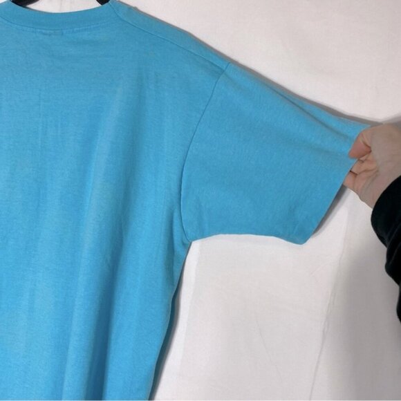 Vintage Screen Starts Best Blue Single Stitch Lake Tahoe T Shirt W Kittens XL - Picture 11 of 16